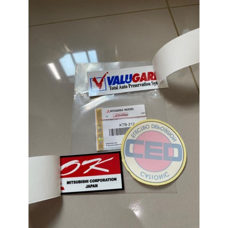 

Stiker OK CED VALUGARD