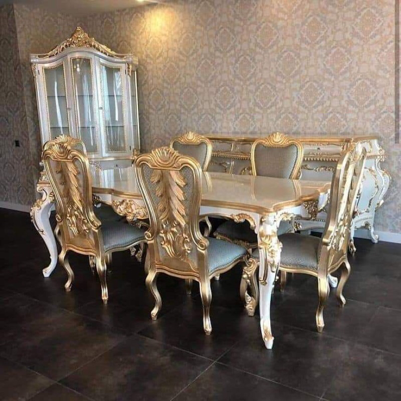 Meja makan mewah / Meja makan luxury / meja makan modern