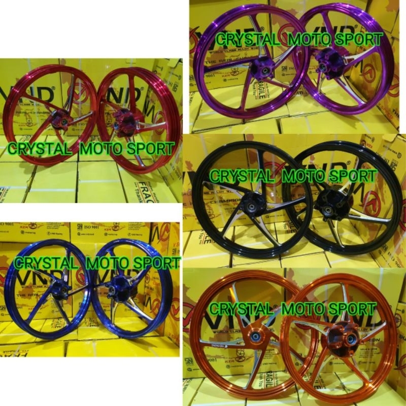 Velg vnd KZR mx king velg racing vnd mx king150 pelek vnd kzr mx king velg vnd palang 5 F160 x17 R16