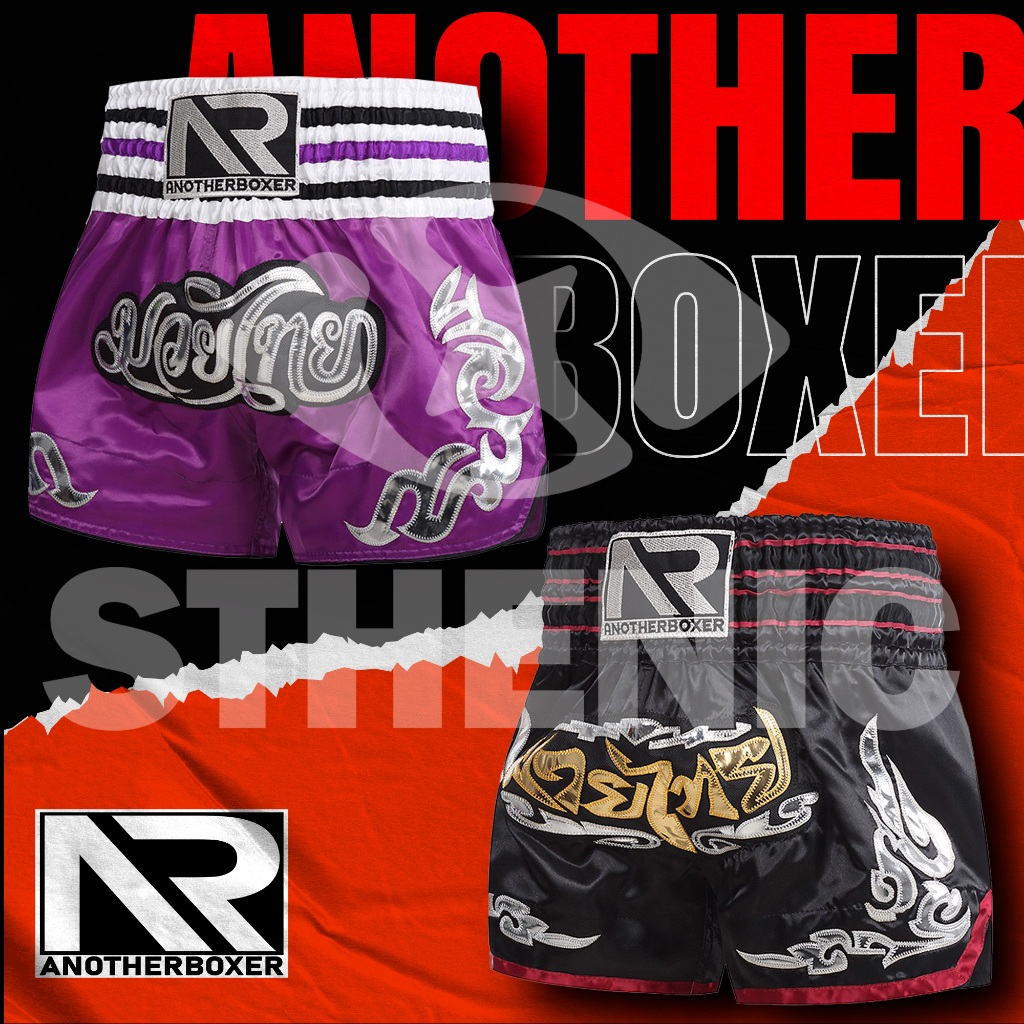 Celana Muay Thai Kick Boxing Muaythai Short Anotherboxer