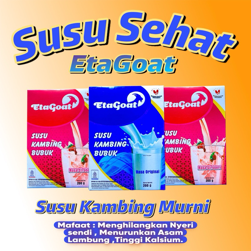 

EtaGoat Susu Kambing Etawa - Atasi Asam Lambung dan Maag, Sehatkan Pencernaan