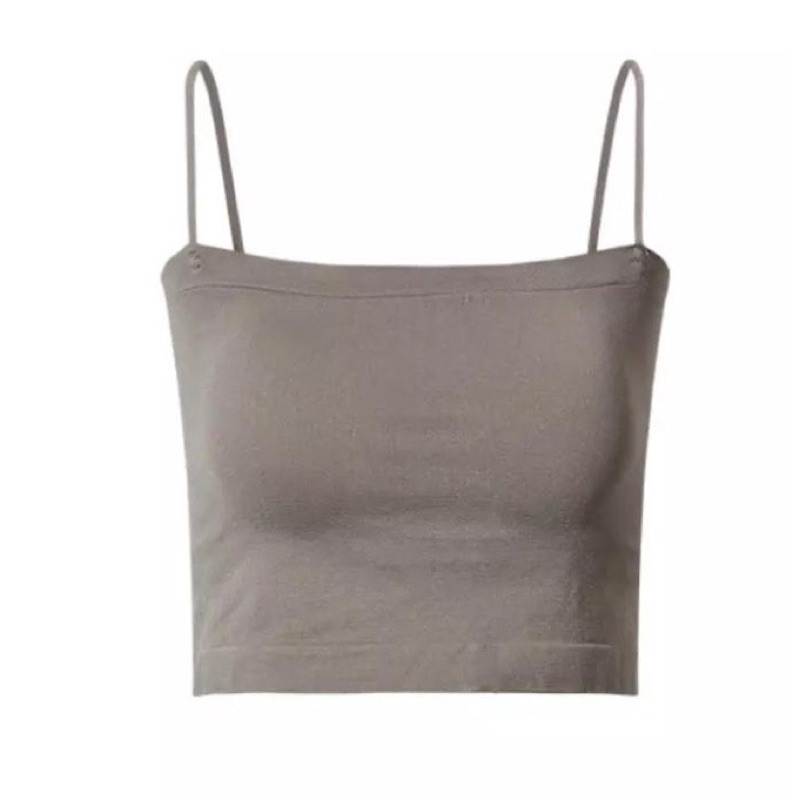 Vbras BR49 Bra Tanktop Square Tali Sphagetti Sport Bra Wanita Sexy