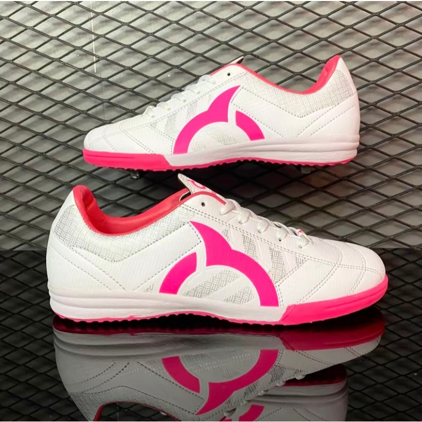 SEPATU FUTSAL ORT JOGOSALA RAMPAGE V2 PUTIH PINK HIGH QUALITY - ZANICK FOOTWEAR