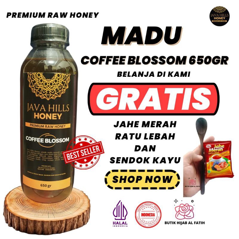 

javahills honey madu coffe blossom 650grm mumtaz herbal