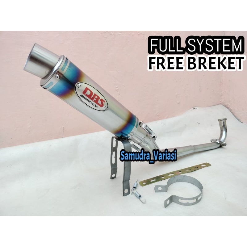 KNALPOT RACING DBS UNTUK MATIC YAMAHA MIO SPORTY SMILE SOUL KARBU, MIO GT, MIO M3, MIO GEAR 125, MIO