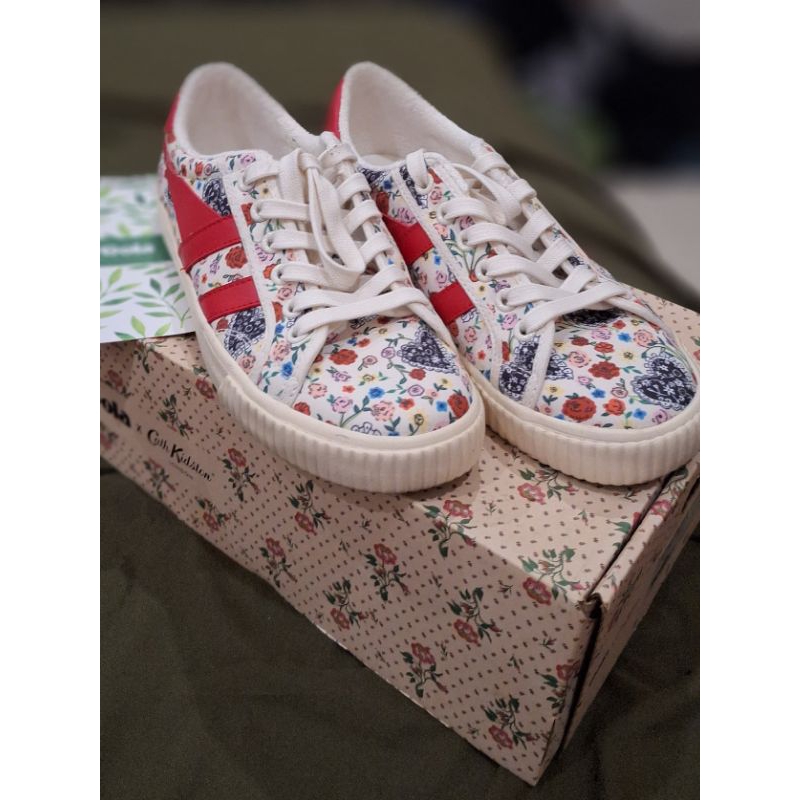 Preloved Sepatu Gola Tennis Mark Cok Cath Kidston size 38 & Bonus Akssesoris Tali
