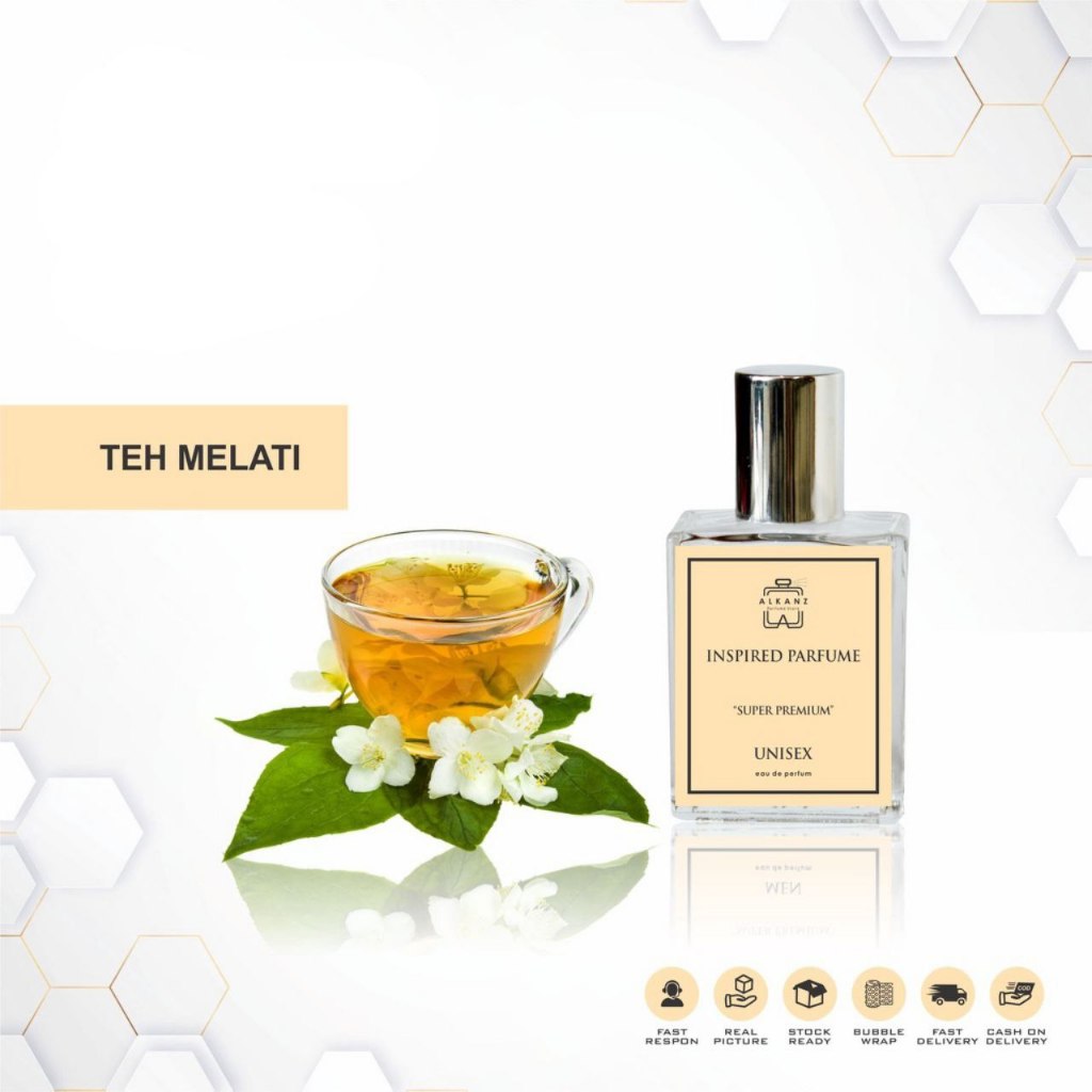 Inspired Parfum Aroma Teh Melati Jasmine Parfume Minyak Wangi Tahan Lama Pria Wanita