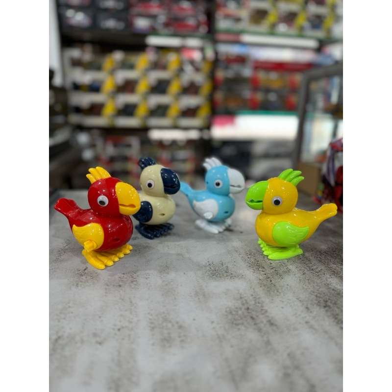 MAINAN ANAK BURUNG LONCAT LONCAT - Burung kakak tua berjalan