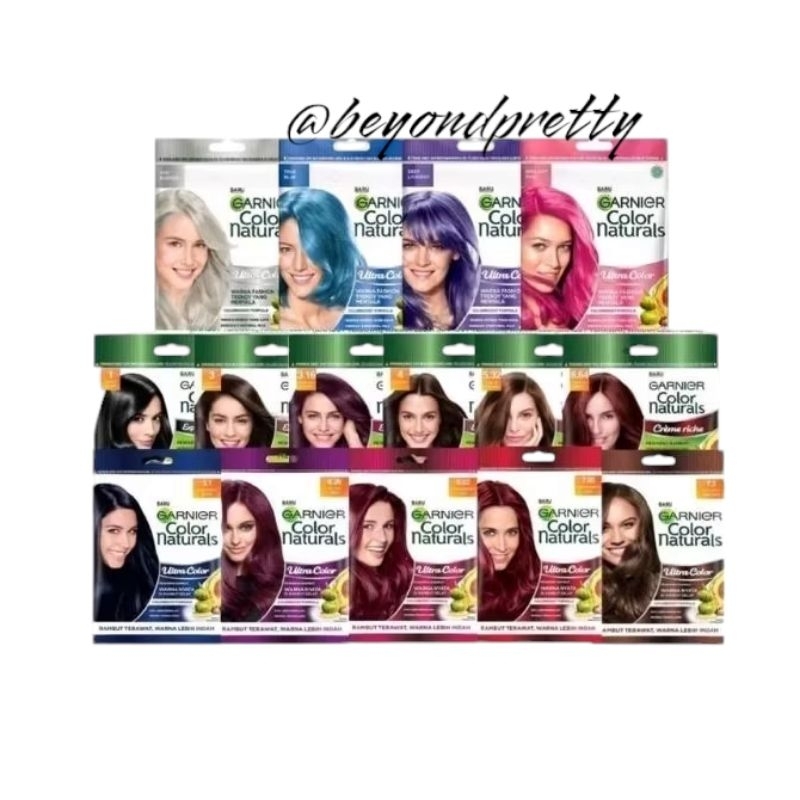 garnier pewarna rambut sachet