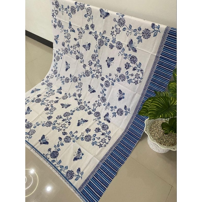 Kain batik solo jarik kembang rambat putih tulang warna baru