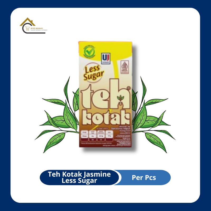 

TEH KOTAK JASMINE LESS SUGAR 750, 300 ML | PER PAK