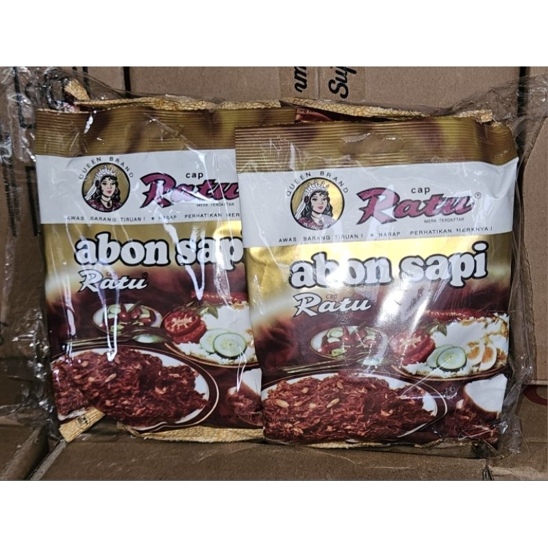 

Abon Ratu Abon Sapi 90 Gr Pack/Bag isi 10 pcs