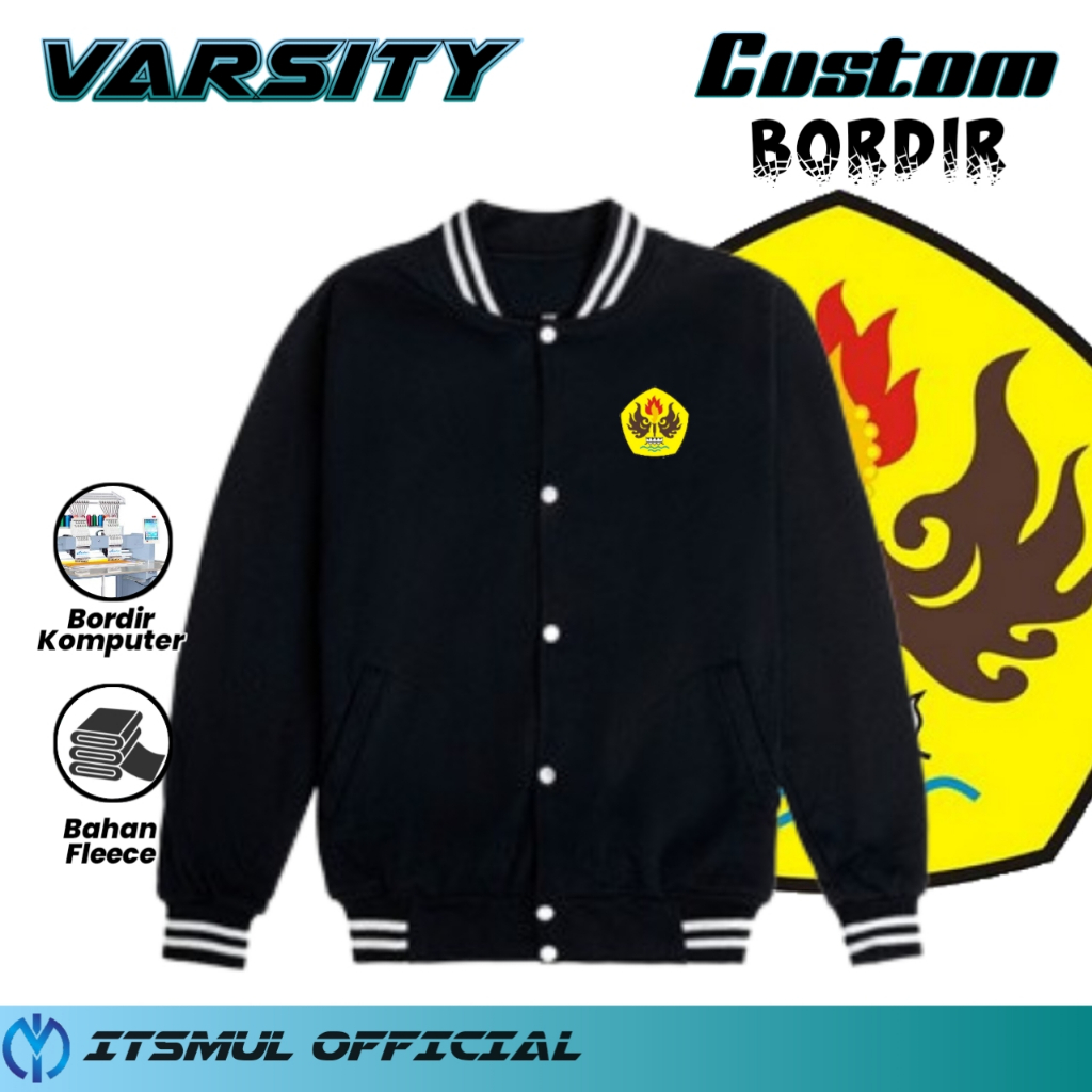 Jaket Varsity Universits Pasundan Bordir Jaket Univeritas Custom Bordir