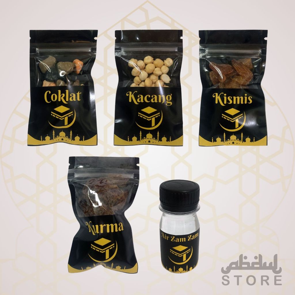 

Snack Camilan Coklat Kacang Arab Kismis Kurma Air Zam Zam Cocok Untuk Oleh Oleh Bisa Haji Umroh