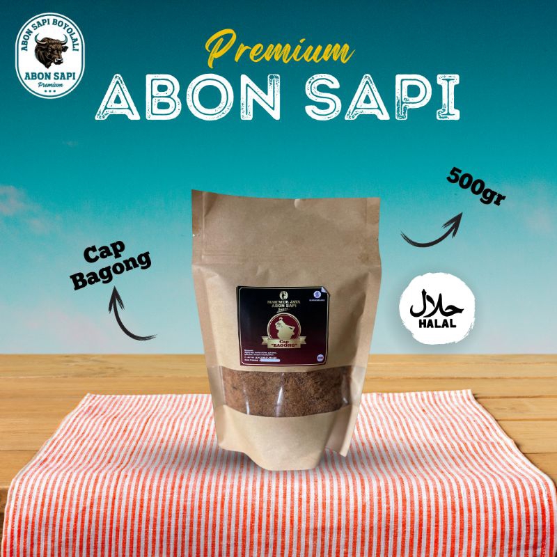 

Abon Sapi Asli Boyolali Cap Bagong 500gr Murah Nikmat