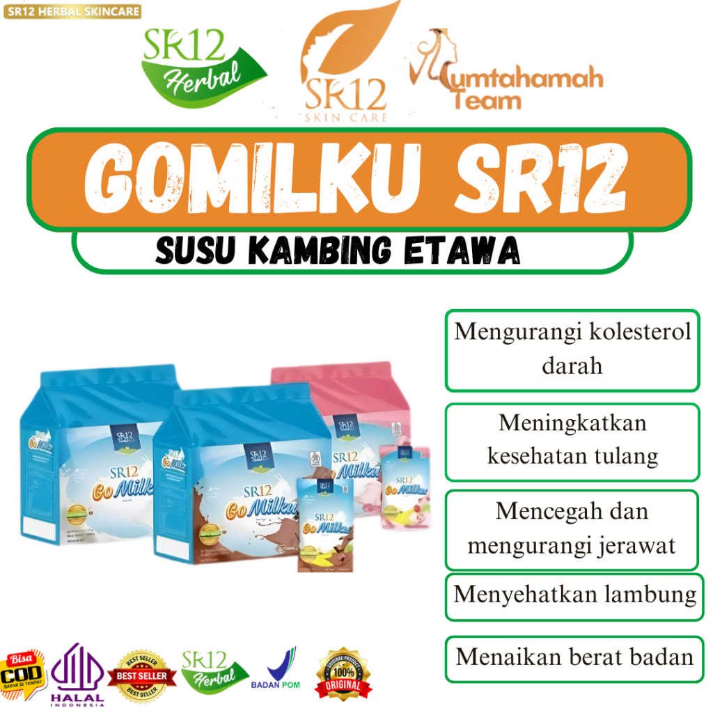 

Gomilku Sachet SR12 Kemasan Praktis Isi 40pcs