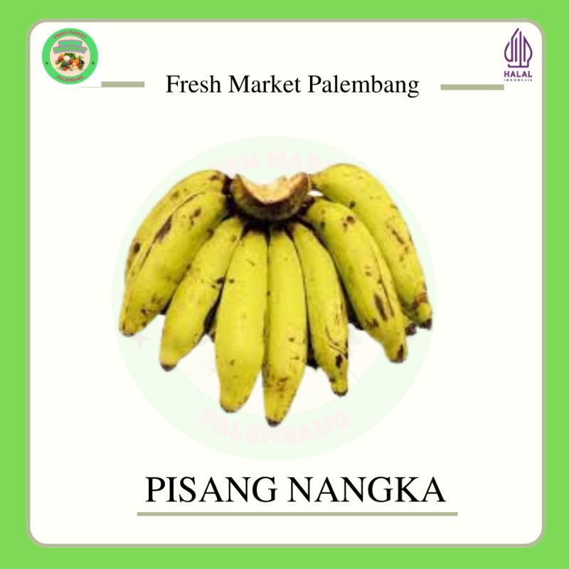 

Pisang nangka/nangko satu sisir -Fresh Market Palembang-