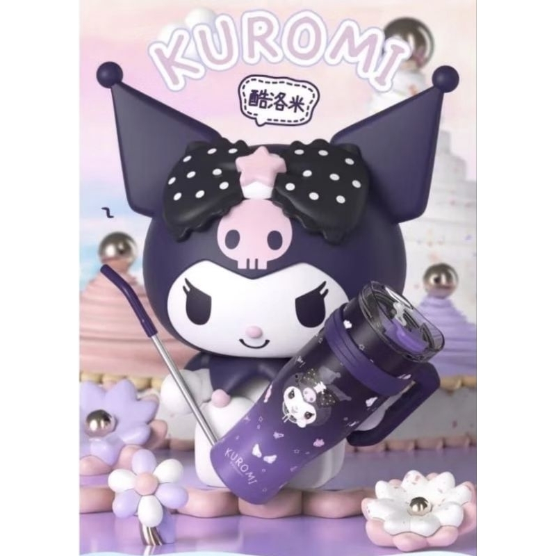 Tumbler botol minum stainless Kuromi Jumbo