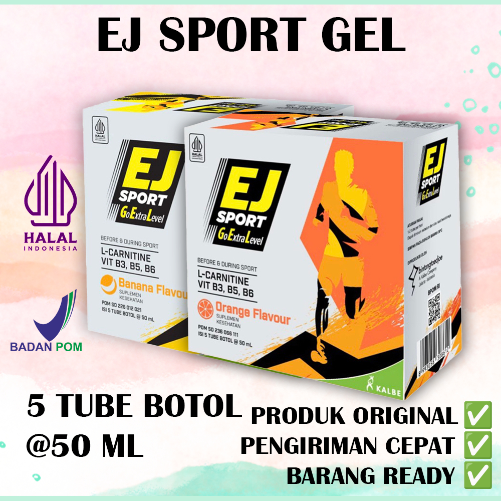 EJ Sport GEL Rasa Orange / Banana - Energy Gel