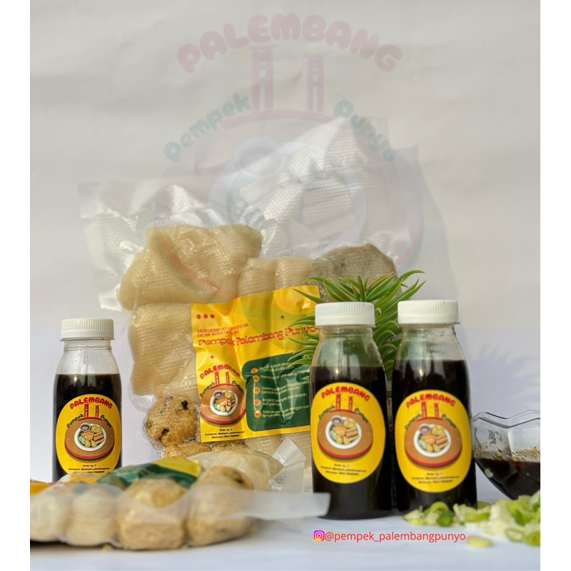 

pempek palembang paket enak kenyang (gabus / kakap)