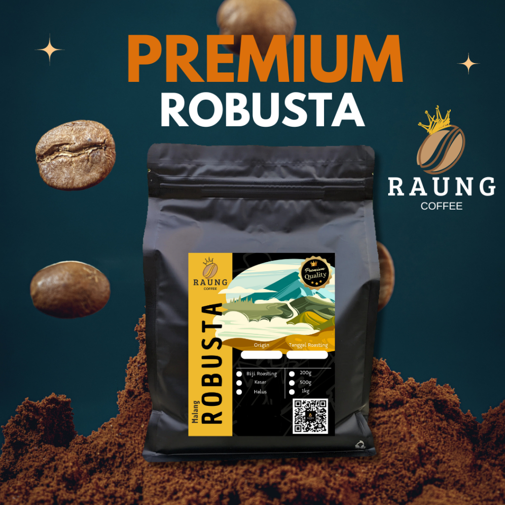 

Kopi Robusta Dampit Premium | 200gr | Biji dan bubuk