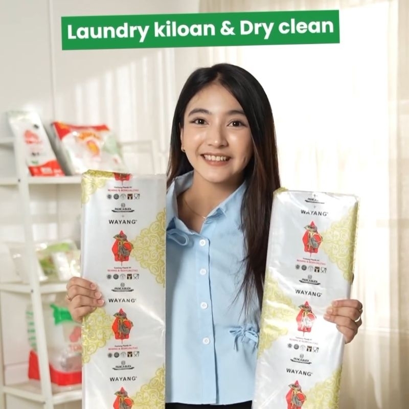 Plastik PP WAYANG UK 15X30X03/10X15X03, Kantong Plastik PP Bening/Plastik PP