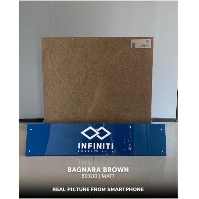 Granit Infiniti Bagnara Brown 80x80 Matt