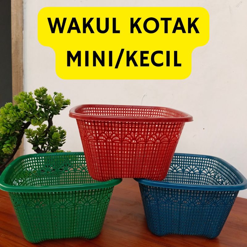 [WAKUL KOTAK MINI] 50 PCS WAKUL HAJATAN WAKUL KOTAK PLASTIK CETING BESEK PLASTIK WADAH MAKANAN