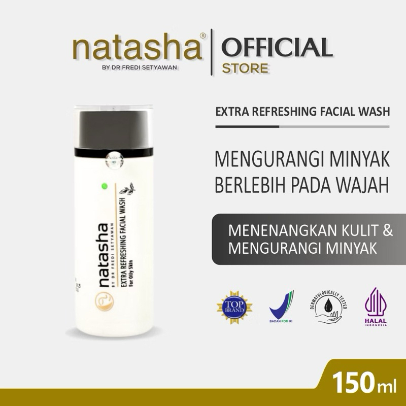 NATASHA SKINCARE SABUN KULIT BERMINYAK 5 BOTOL / BERJERAWAT 150ml