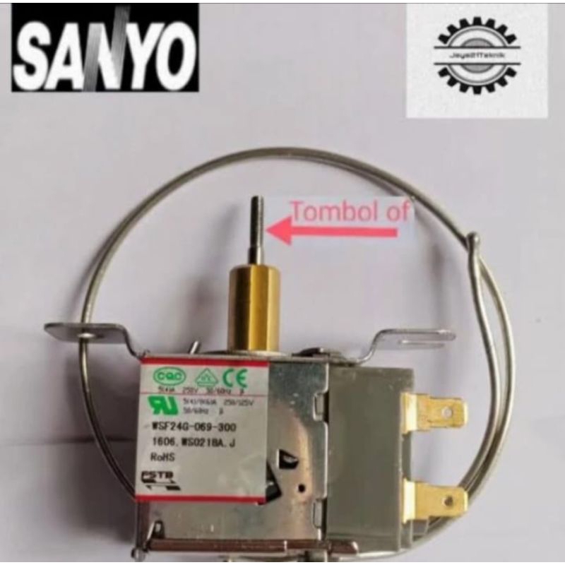 thermostat kulkas 2 pintu sanyo