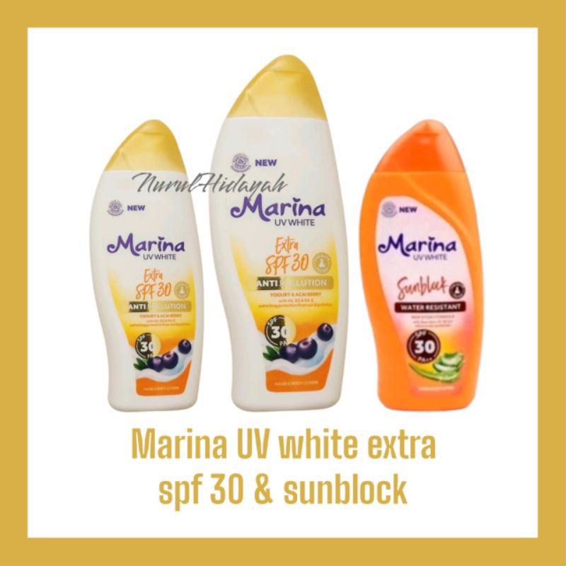 Marina UV white extra spf 30 Marina sunblock spf 30