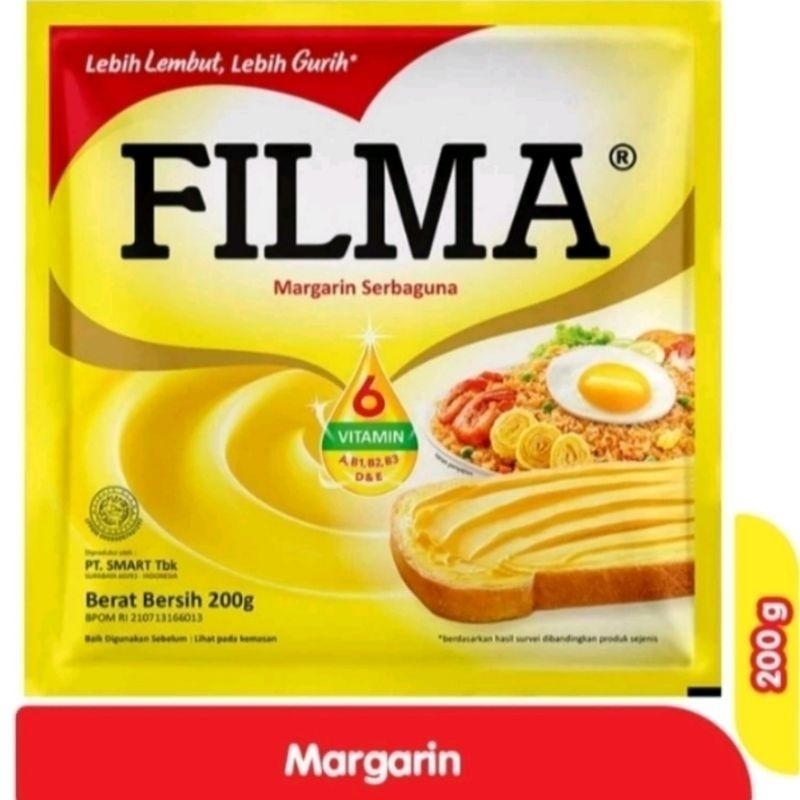 

Filma Margarin Serbaguna 200 gram / Mentega Filma