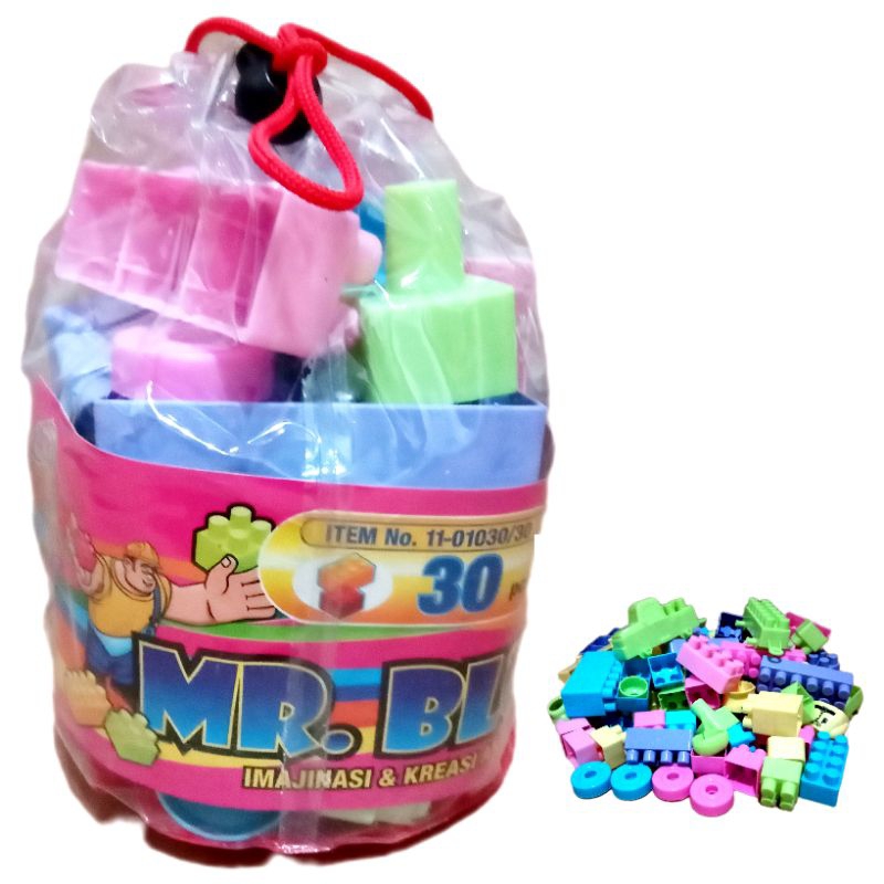 Mainan Blok Susun Mainan Edukasi Anak Susun Balok Ukuran Besar