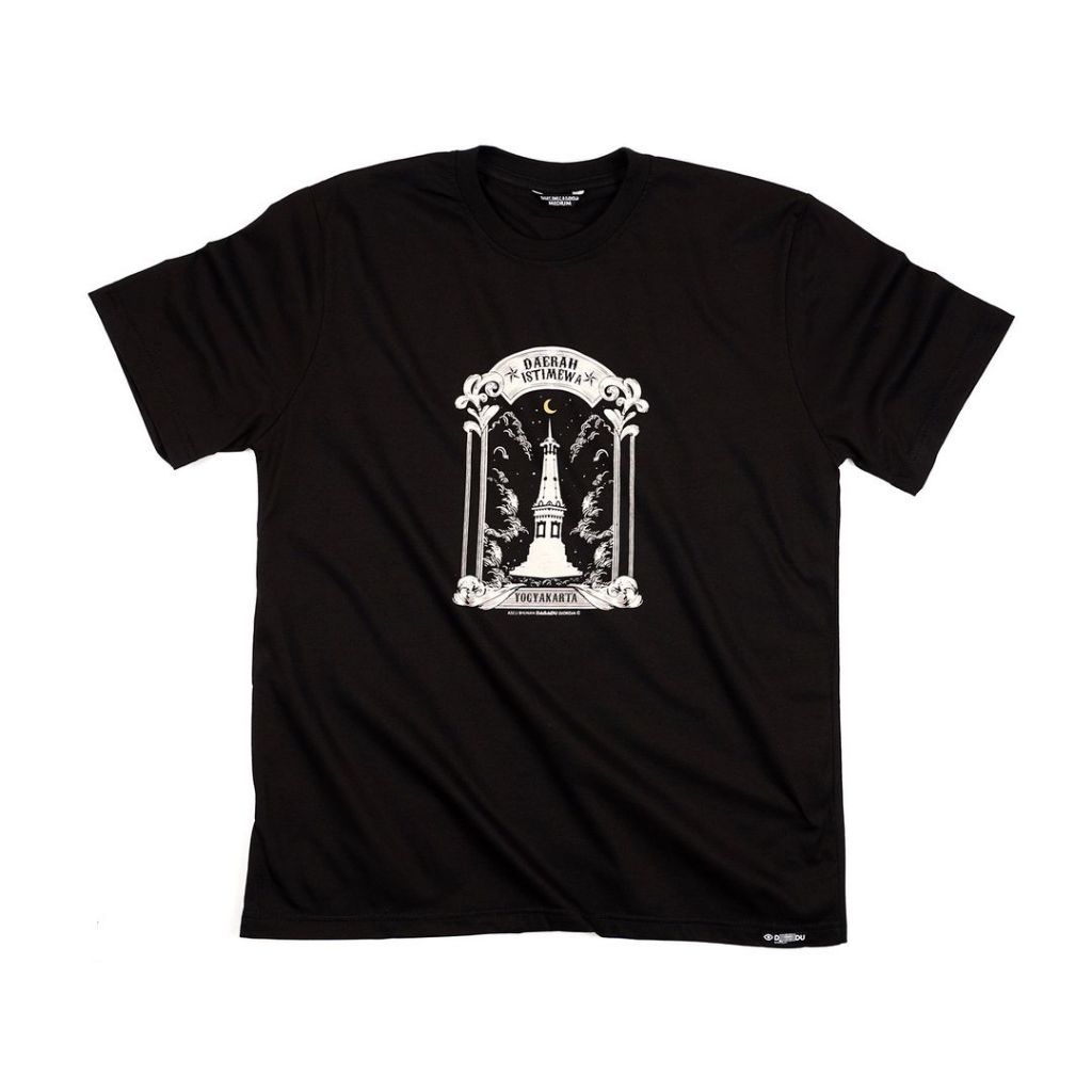 Kalemmerch Kaos Hitam -  Dagadu The Moon Tugu