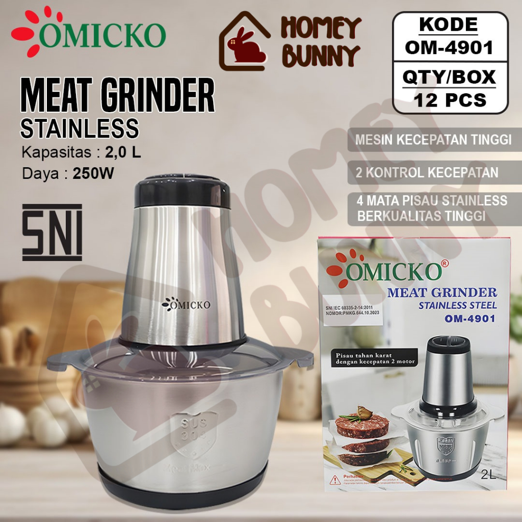 MEAT GRINDER STAINLESS OMICKO