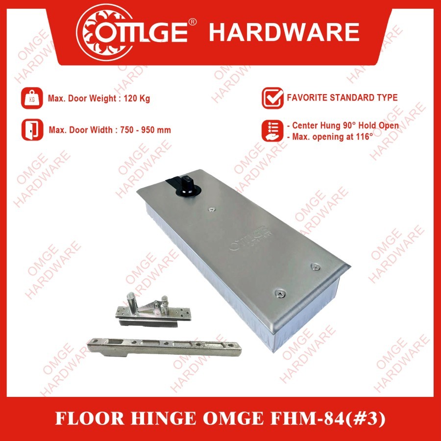 Floor Hinge/Engsel Lantai Tanam OMGE FHM-84 (#3)
