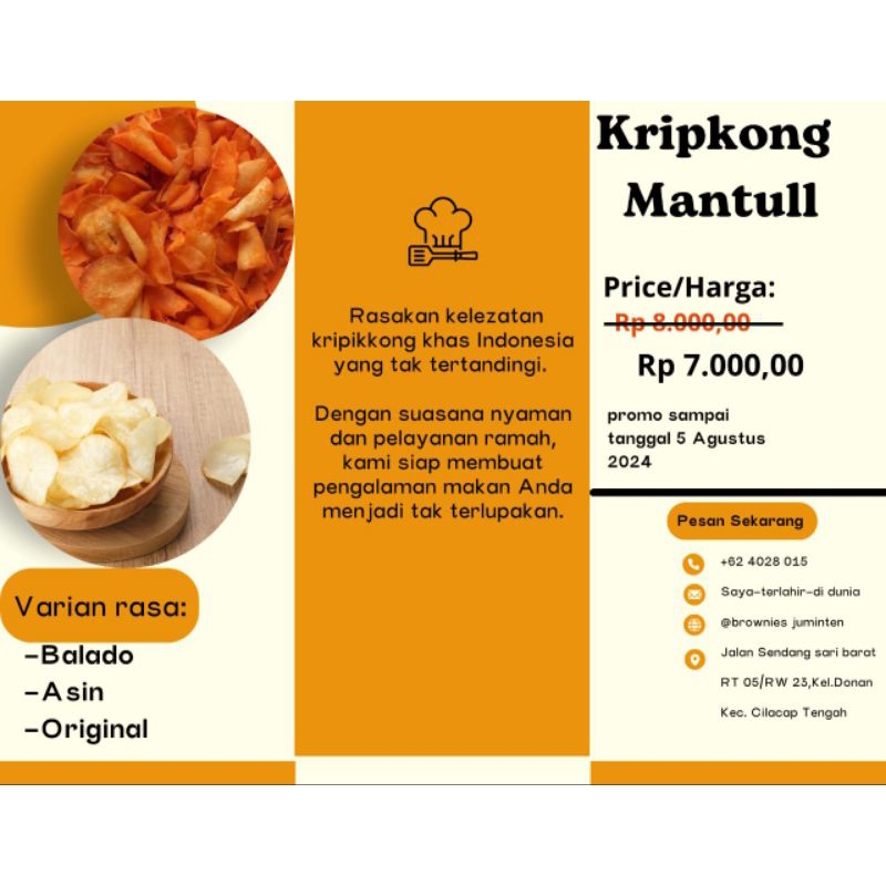 

keripik singkong balado