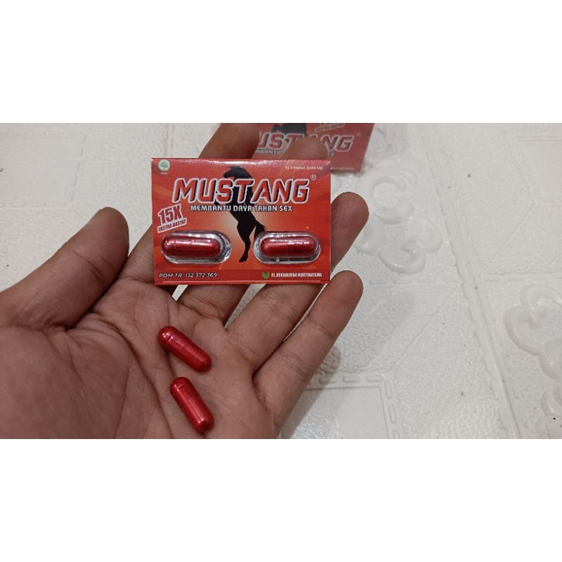 KAPSUL MUSTANG " OBAT KUAT 100% PRODUCT ORIGINAL "