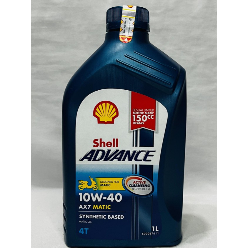 Shell Advance AX7 Matic 1L - Oli Nmax, Aerox