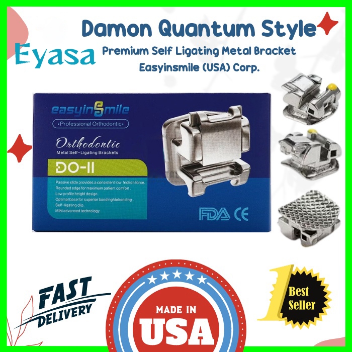 Made in USA Behel Self Ligating Metal (Damon Q Style) MDY