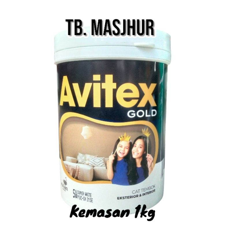 Avitex Gold Cat Tembok Interior & Eksterior 1kg