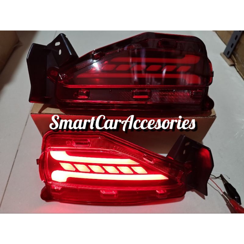 Lampu Variasi Reflektor Rear Bumper Bemper Belakang LED FORTUNER VRZ GR LEGENDER Sein Running