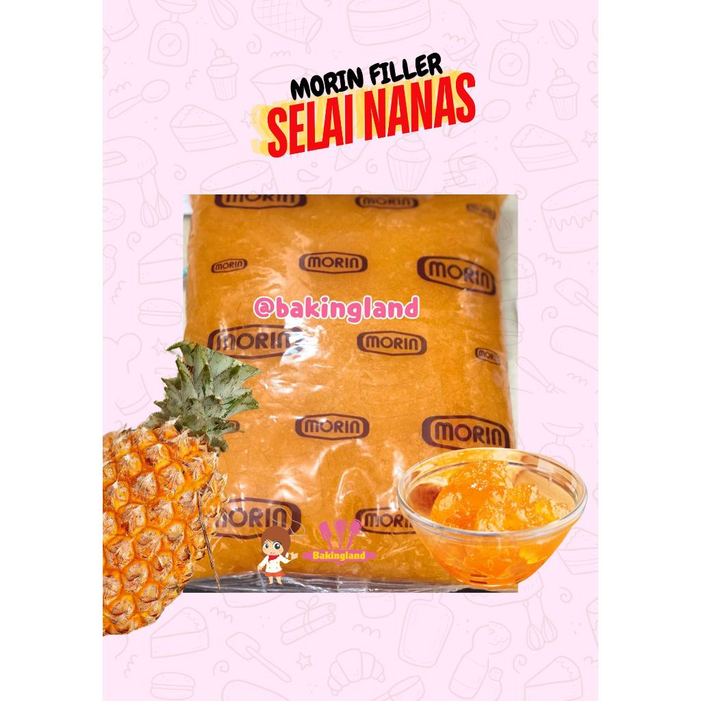 

Selai nanas isian roti spread filler morin 2kg
