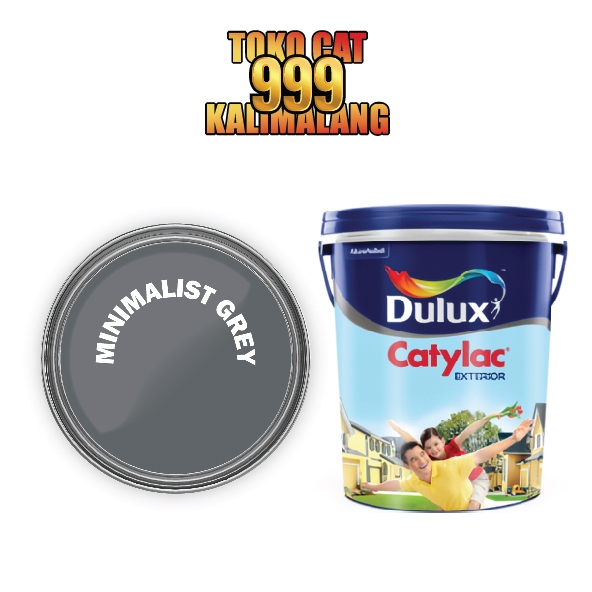 Cat Tembok Rumah Dulux Catylac Exterior Warna Minimalist Grey Pail 25 Kg