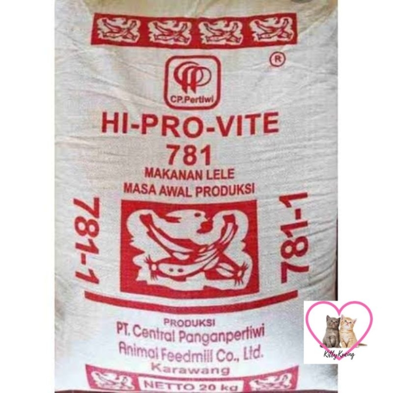 781-1 Pakan Ikan Lele Hi Pro Vite 20Kg