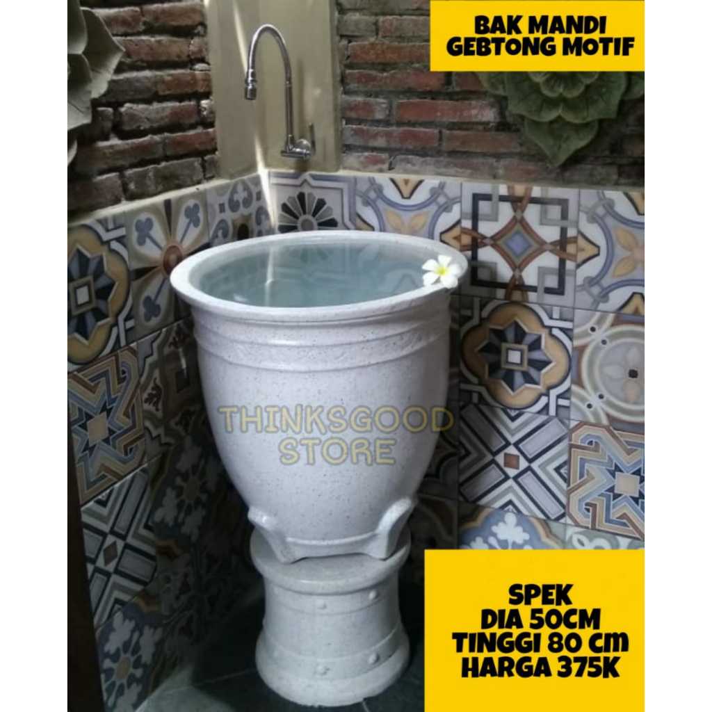 BAK MANDI GENTONG AIR MINIMALIS MODEL TERASO GUCCI TERAZO GUCI GENTONG SEMEN TERAZZO TRASO MINIMALIS