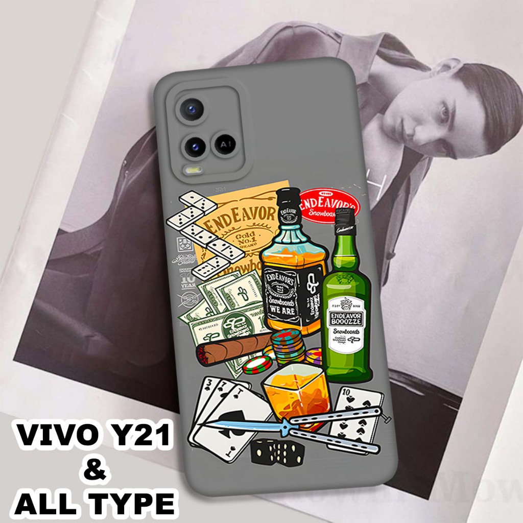 (GC31) Softcase karet Hp VIVO Y21/Y21A/Y21S/Y21T/Y33S | Case Cowo | Case VIVO Y21/Y21A/Y21S Y21T/Y33
