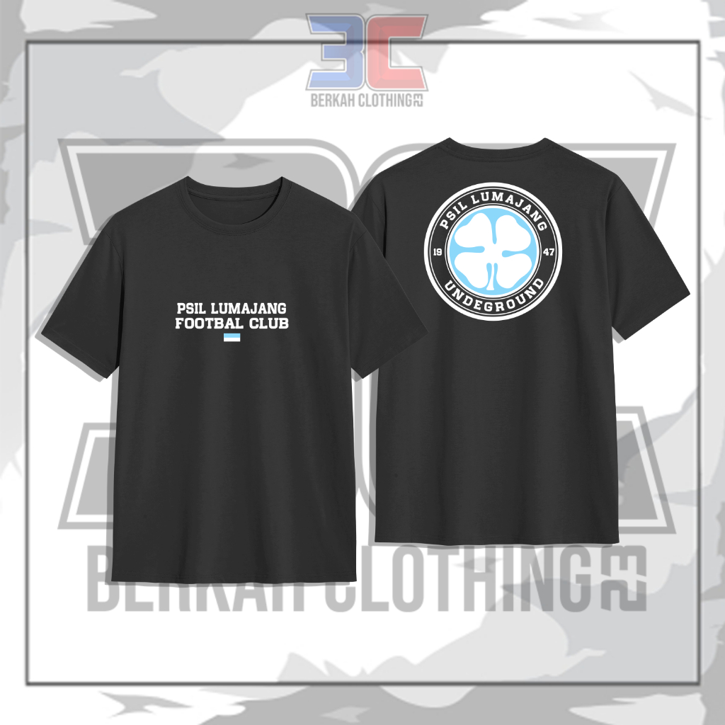 Kaos Baju Suporter PSIL LUMAJANG 1947 "FOOTBALL CLUB" Undeground