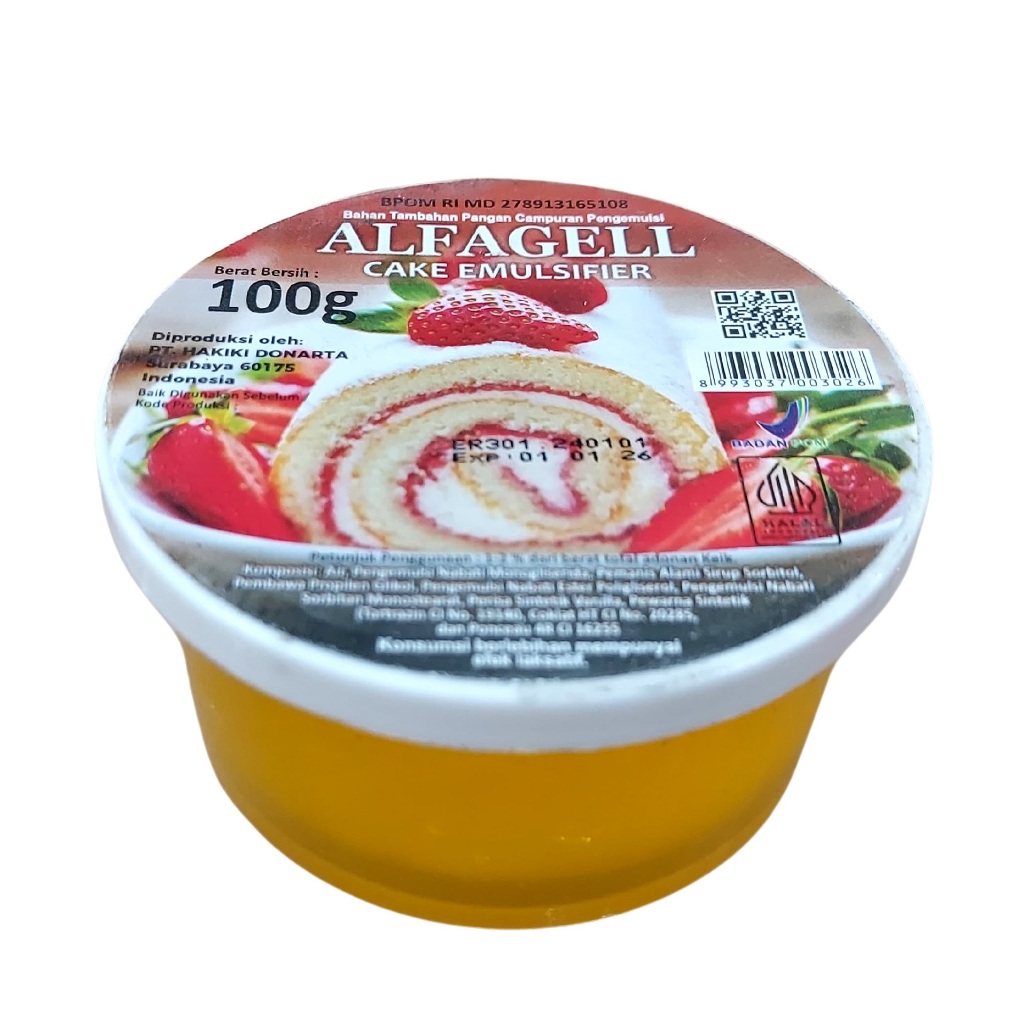 

ALFAGELL Cake Emulsifier 100gr - Pelembut Kue dan Bolu