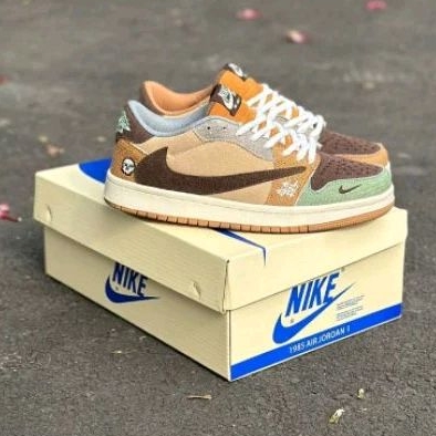 EOS - Sepatu Sneakers NSB Dunk Low Zion Wileamson X Travis Scott